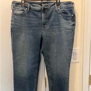 Silver slim jean